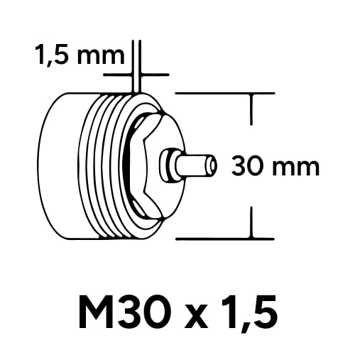 Gewindeanschluss M30x1,5