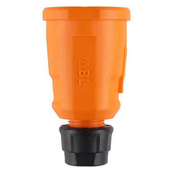 ABL Schutzkontakt-Kupplung Hightech 1580, 16A 250V, Kunststoff, Orange