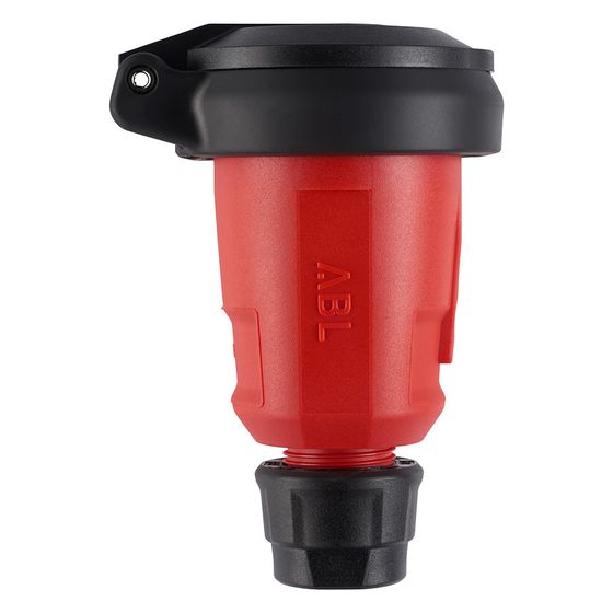 ABL Schutzkontakt-Kupplung Hightech 1580, 16A 250V IP54, Elamid, Rot