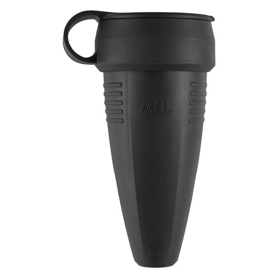 ABL Schutzkontakt-Kupplung Original 1566, 250V 16A IP44 gerade, TPE, schwarz