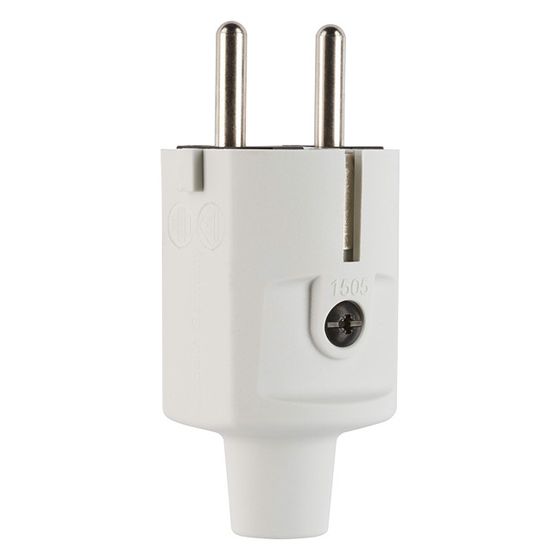 ABL Schutzkontakt-Stecker Compact 1505, 16A 250V IP20, Thermoplast, Grau