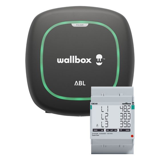 ABL Wallbox Pulsar Solar Bundle, 11kW, 6,35m Ladekabel, 201x198x99mm, Kunststoff