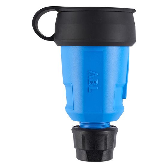 ABL Hightech Kupplung, 250V 16A IP44, Kunststoff, Blau, 100000078
