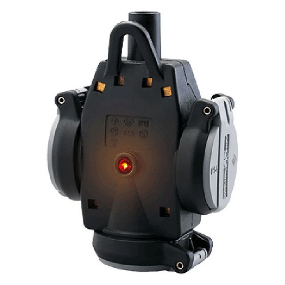 ABL Dreifach-Hängekupplung, 16A 250V IP54, Vollgummi, 1173563