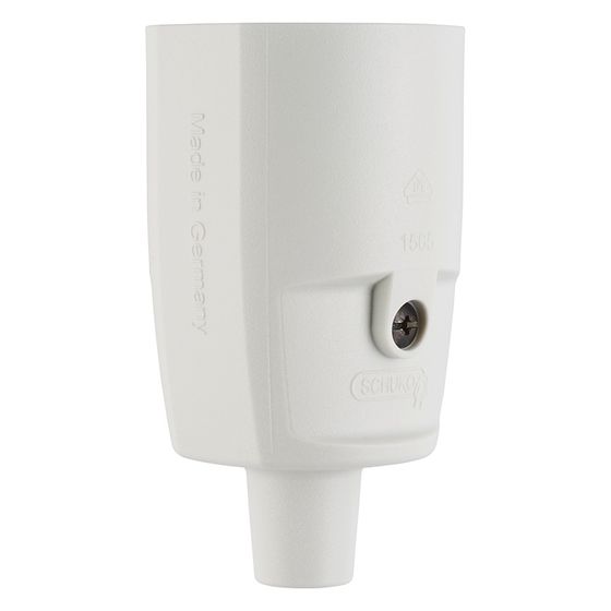 ABL Schutzkontakt-Kupplung Compact 1565, 250V 16A IP20, Kunststoff, weiß