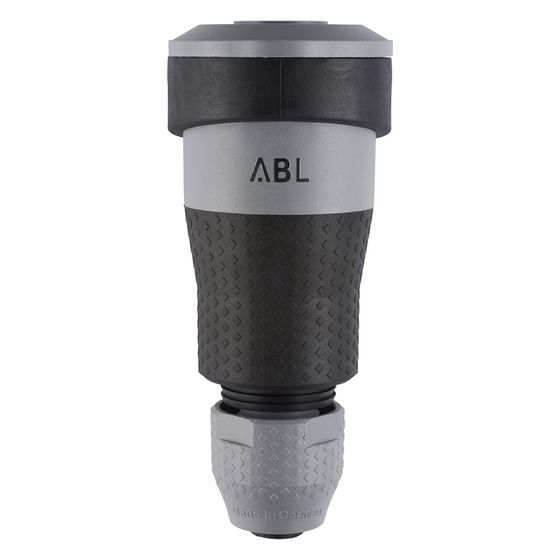 ABL Schutzkontakt-Kupplung Professional 1590, 250V 16A IP54, Kunststoff, Grau
