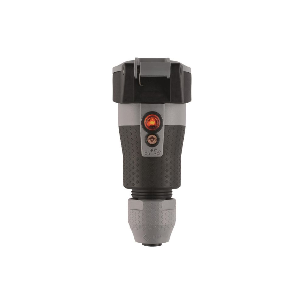 ABL Schutzkontakt-Kupplung Professional 1590, 250V 16A IP54, Kunststoff, Grau... ABL-100000107 4011721189239 (Abb. 5)