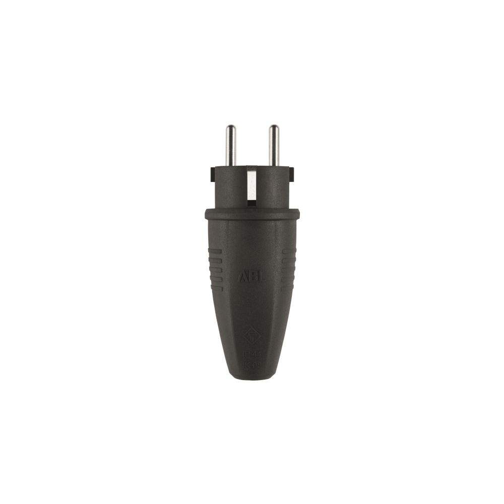 ABL Schutzkontakt-Stecker Original 1506, 250V 16A IP44, TPE, Schwarz, 100000039... ABL-100000039 4011721188683 (Abb. 4)