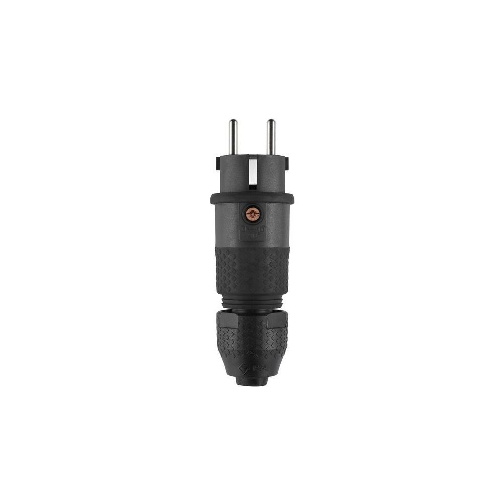 ABL Schutzkontakt-Stecker Professional 1530, 16A 250V IP54, Thermoplast, Schwarz... ABL-100000068 4011721188973 (Abb. 4)