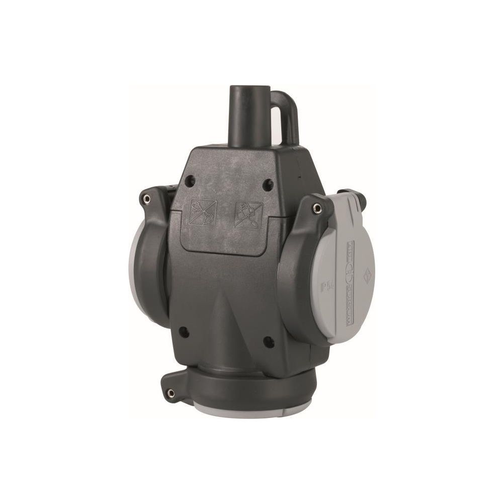 ABL Dreifach-Hängekupplung, 16A 250V IP54, Vollgummi, 1173563... ABL-1173563 4011721161938 (Abb. 2)