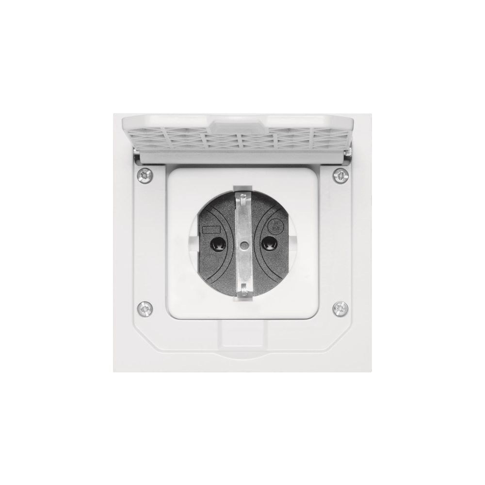 ABL Einbausteckdose BOWAcompact 1471460, 250V 16A IP41, Aluminium, Grau... ABL-1471460 4011721023366 (Abb. 2)