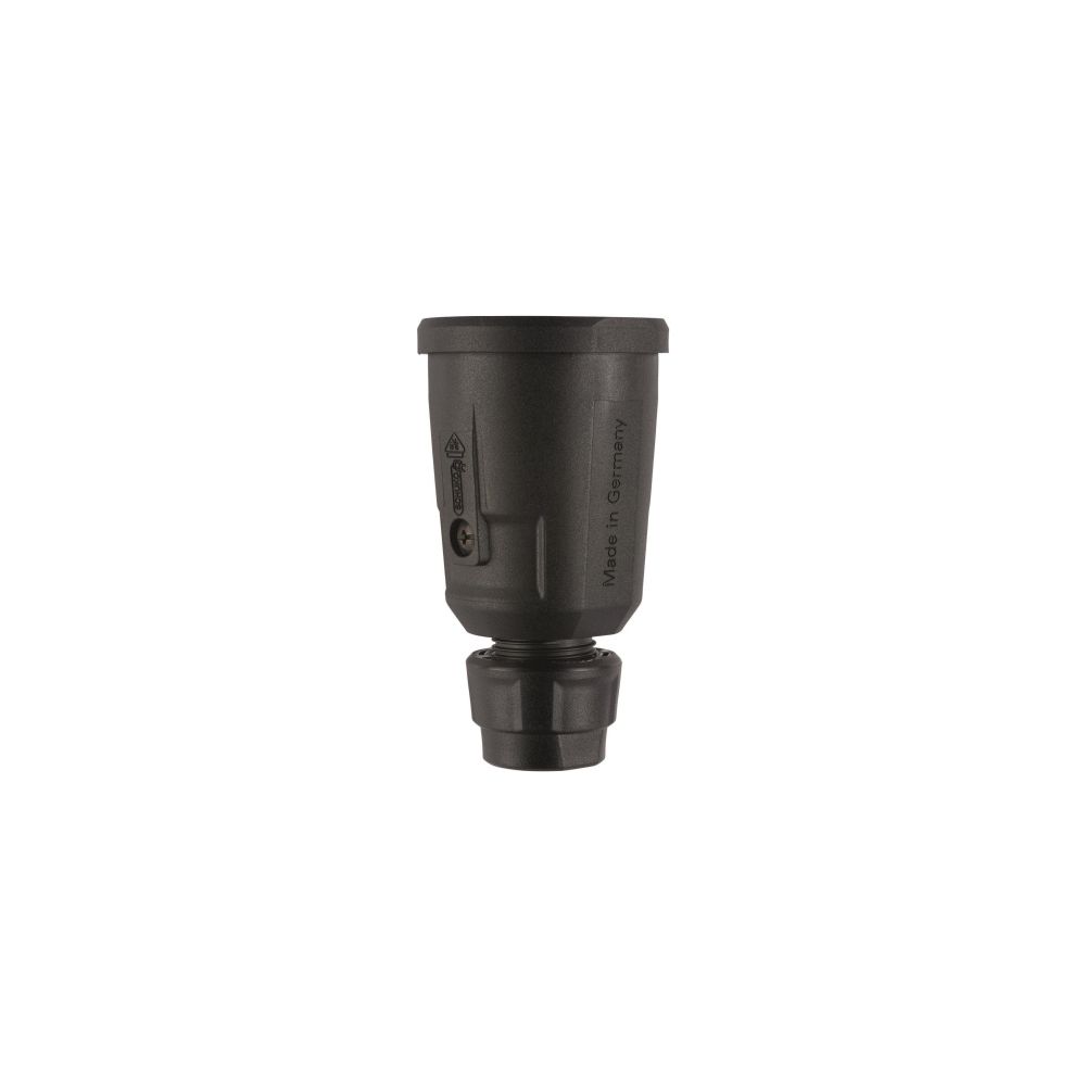 ABL Schutzkontakt-Kupplung Hightech 1580, 250V 16A IP20, Kunststoff, Schwarz... ABL-100000073 4011721189031 (Abb. 3)