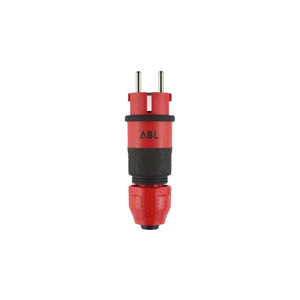 ABL Schutzkontakt-Stecker Professional 1530, 16A 250V IP54, Kunststoff, rot... ABL-100000069 4011721188980 (Abb. 6)