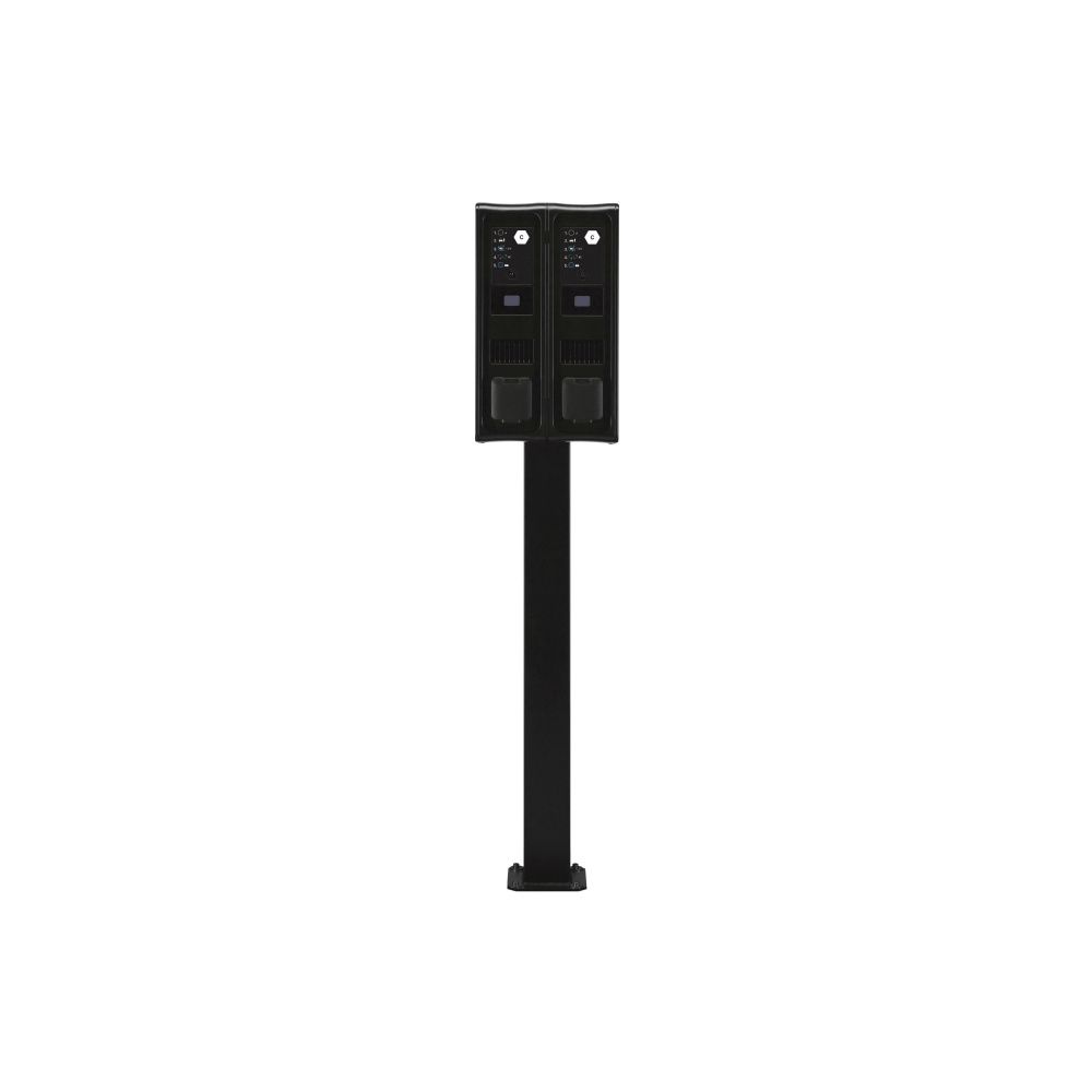 ABL Montagesäule POLE Slim, 1469x395x210mm, Stahl, Schwarz RAL 9011, 100000237... ABL-100000237 4011721192321 (Abb. 5)