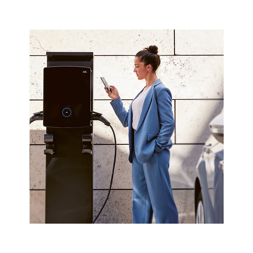 ABL Montagesäule POLEM4 Twin, 1647x405x180mm, Stahl, Schwarz... ABL-100000192 4011721191355 (Abb. 2)