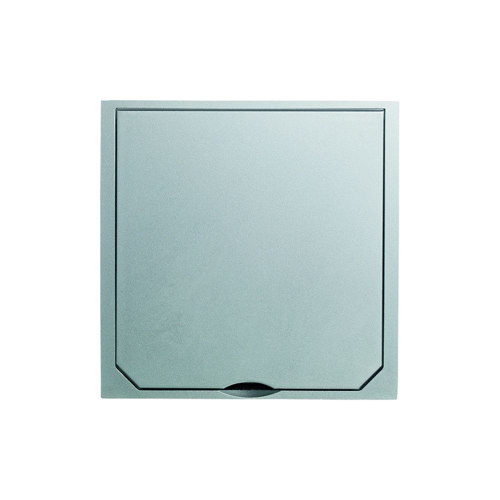 ABL Abdeckung BOWA maxi, 112x112mm, Zink-Druckguss, Edelstahl-Optik matt... ABL-1632ESM 4011721061764 (Abb. 2)