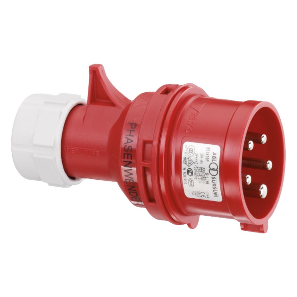 ABL CEE-Phasenwender 32A, 5-polig 400V IP44 6h, Kunststoff, Rot... ABL-S52S30P 4011721125152 (Abb. 2)