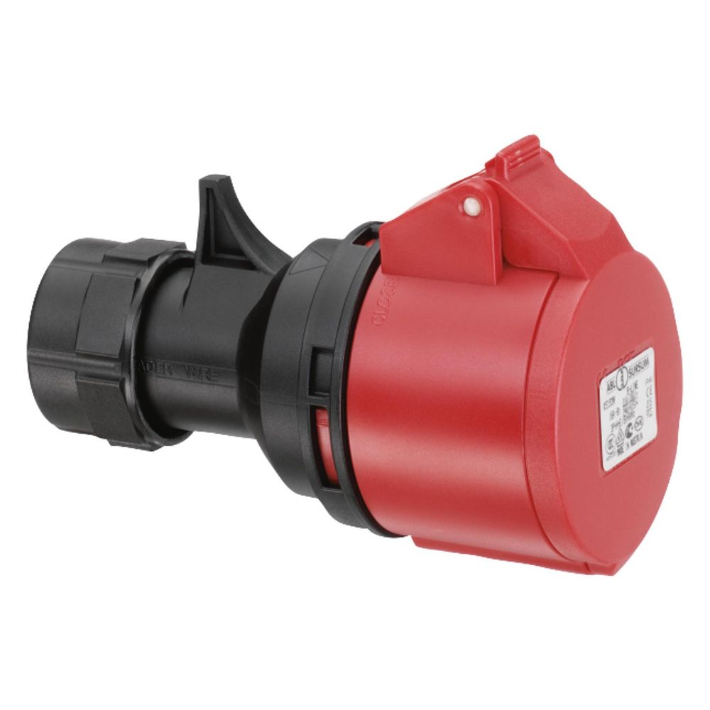 ABL CEE Kupplung, 32 A 400 V 5-polig IP44, Kunststoff, rot/grau... ABL-K52SL30 4011721123073 (Abb. 2)