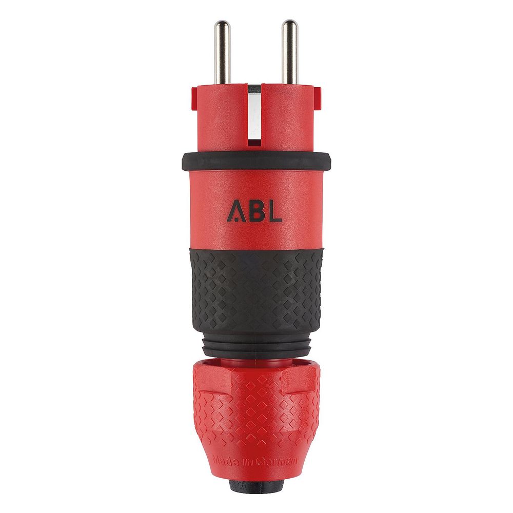 ABL Schutzkontakt-Stecker Professional 1530, 16A 250V IP54, Kunststoff, rot... ABL-100000069 4011721188980 (Abb. 2)