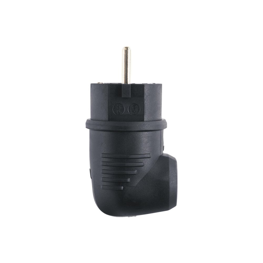 ABL Winkelstecker Original 1508, 16A 250V IP44, Gummi, Schwarz... ABL-100000040 4011721188690 (Abb. 6)
