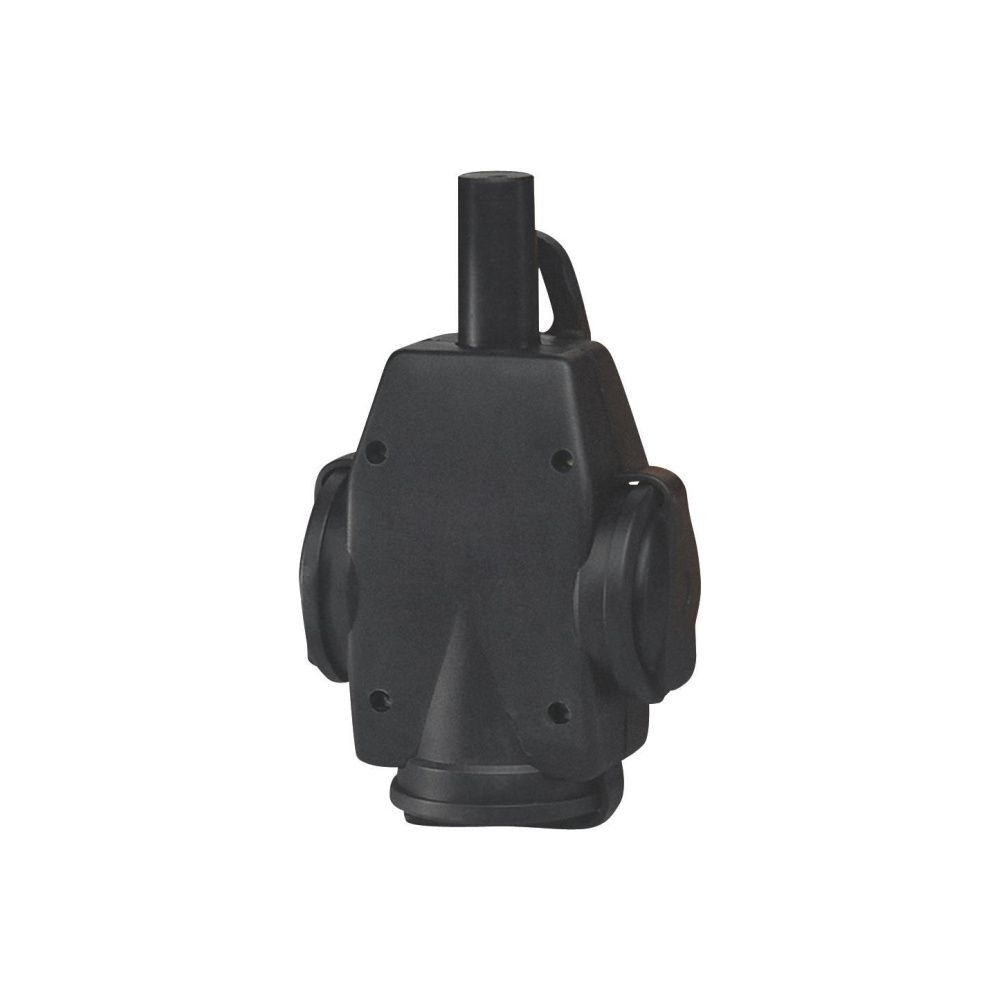 ABL Hängekupplung 3-fach, 16A 250V, Vollgummi, Schwarz... ABL-1473190 4011721023380 (Abb. 2)