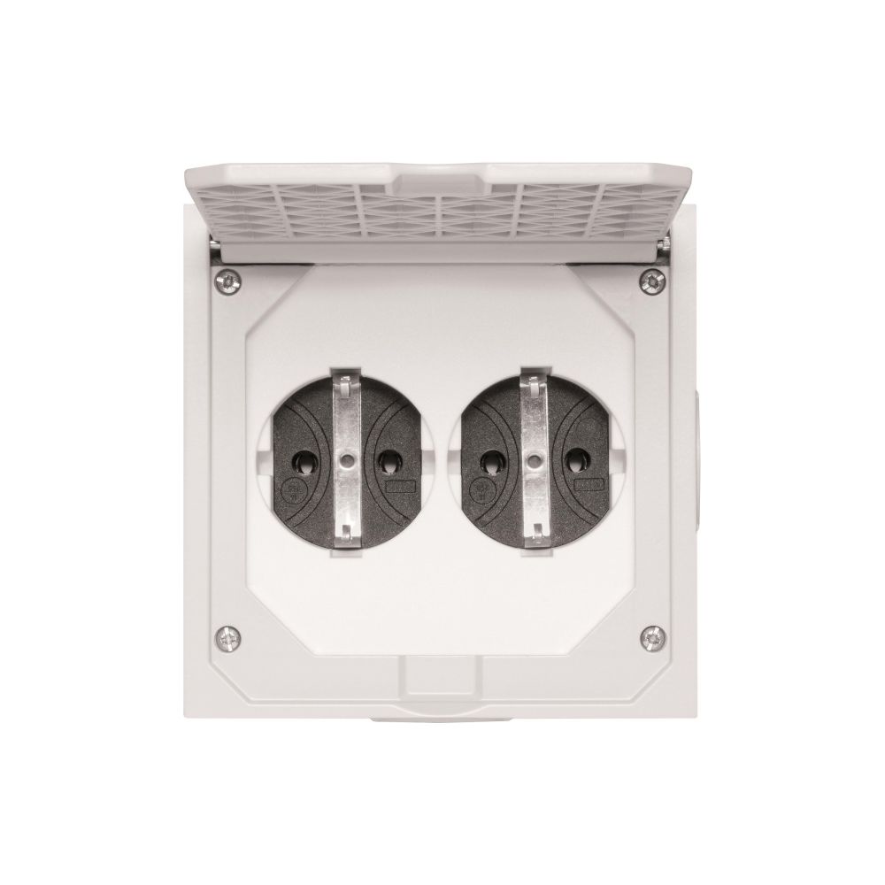 ABL Einbausteckdose BOWAcompact, 16A 250V, Aluminium, Grau... ABL-1632490 4011721024004 (Abb. 3)