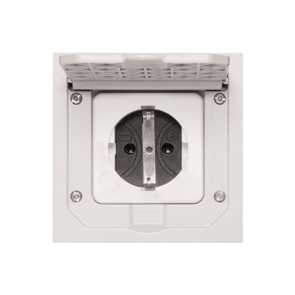 ABL Einbausteckdose BOWAcompact 1471460, 250V 16A IP41, Aluminium, Grau... ABL-1471460 4011721023366 (Abb. 3)