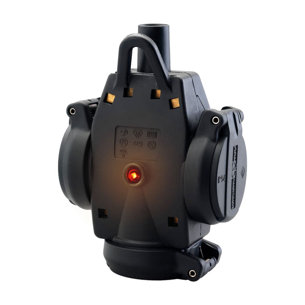 ABL Hängekupplung ULTRA 3-fach, 250V 16A IP54, Vollgummi, Schwarz... ABL-1173503 4011721161921 (Abb. 5)