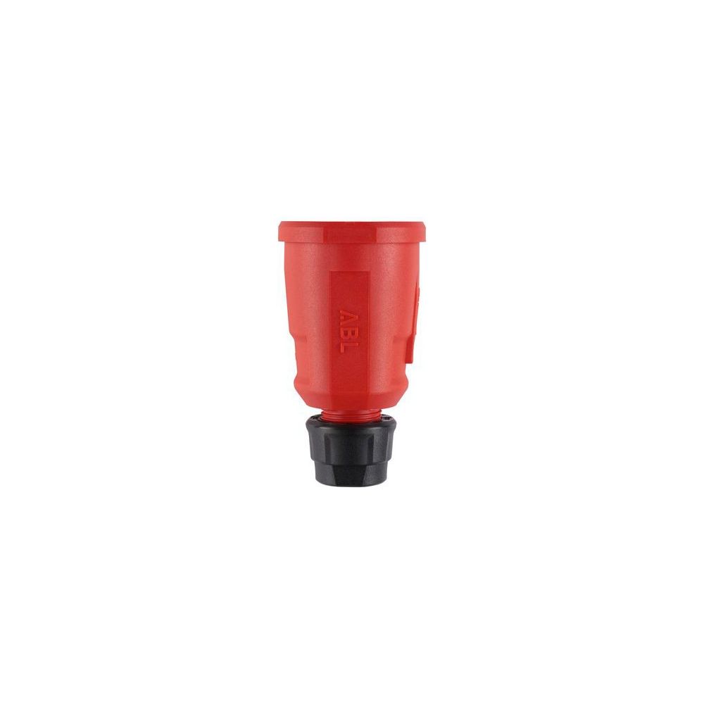ABL Schutzkontakt-Kupplung Hightech 1580 gerade, 16A 250V, Kunststoff, Rot... ABL-100000074 4011721189048 (Abb. 2)