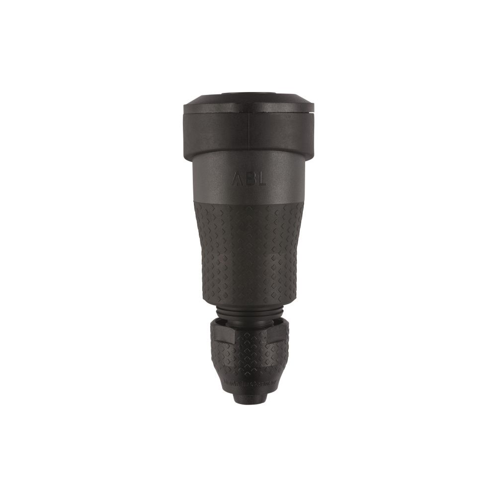 ABL Schutzkontakt-Kupplung Professional 1590, 16A 250V IP54, Kunststoff, Schwarz... ABL-100000105 4011721189215 (Abb. 4)
