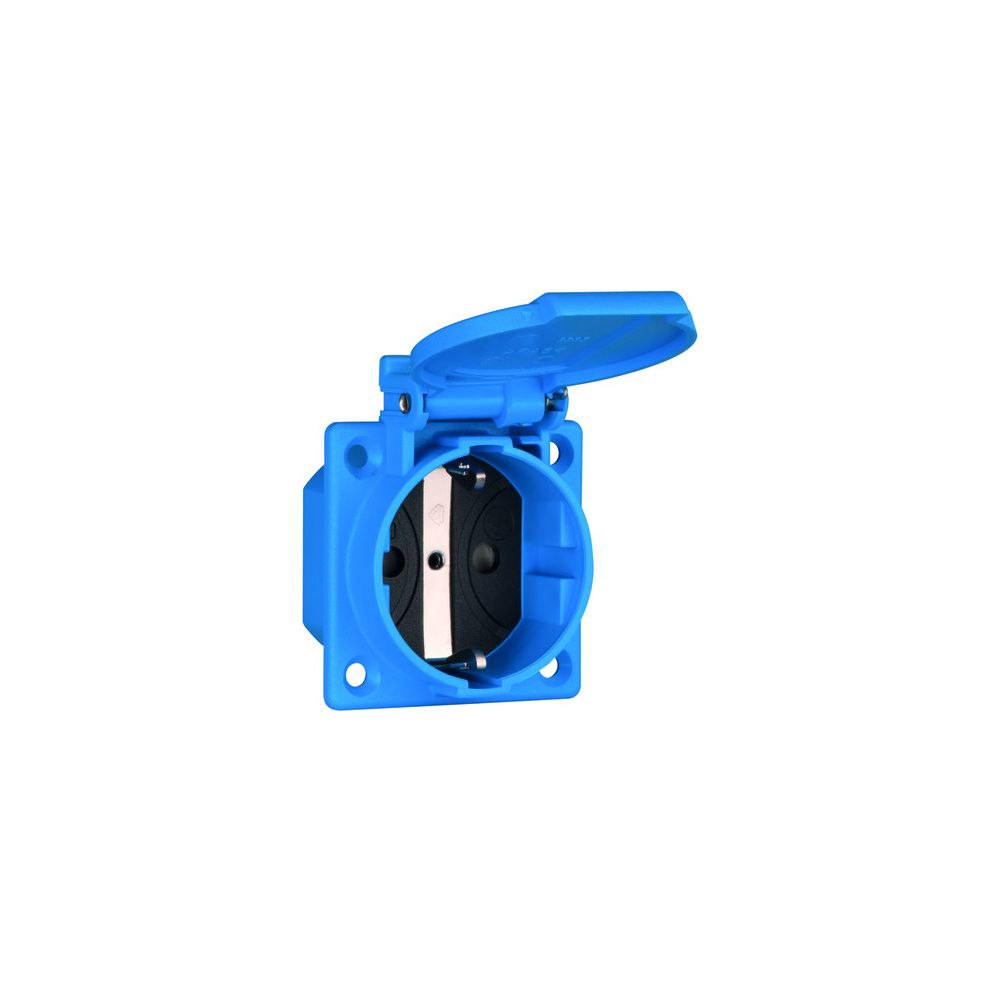 ABL Einbausteckdose 1662050, 250V 16A IP54 50x50mm, Kunststoff, Blau... ABL-1662050 4011721158549 (Abb. 2)