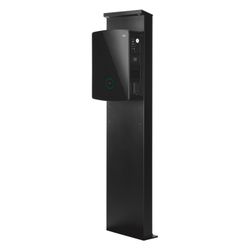 ABL Montagesäule POLEM4 Twin, 1647x405x180mm, Stahl, Schwarz... ABL-100000192 4011721191355 (Abb. 1)