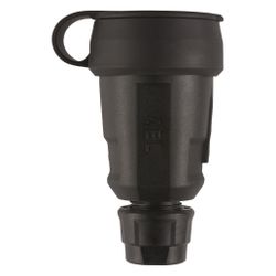 ABL Kupplung Hightech 1580, 250V 16A IP44, Kunststoff, Schwarz... ABL-100000080 4011721189178 (Abb. 1)