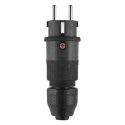 ABL Schutzkontakt-Stecker Professional 1530, 16A 250V IP54, Thermoplast, Schwarz... ABL-100000068 4011721188973 (Abb. 1)
