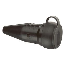 ABL Schutzkontakt-Kupplung 1189290, 16A 250V IP44, Vollgummi, Schwarz... ABL-1189290 4011721021652 (Abb. 1)