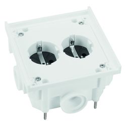 ABL Einbausteckdose BOWA BOWAmaxi, 250V 16A IP20 112x112mm, Kunststoff, Weiß... ABL-1632602 4011721060927 (Abb. 1)