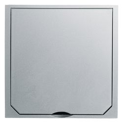 ABL Abdeckung BOWA maxi, 112x112mm, Zink-Druckguss, Edelstahl-Optik matt... ABL-1632ESM 4011721061764 (Abb. 1)