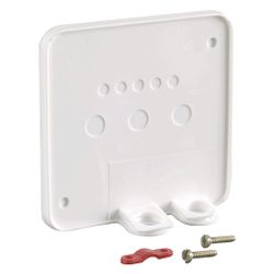 ABL Bodenplatte, IP44, 1-fach, Thermoplast, Weiß, 2505018... ABL-2505018 4011721052939 (Abb. 1)