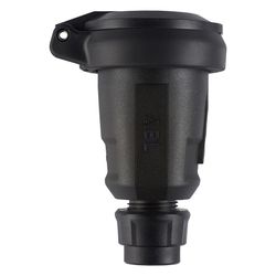 ABL Schutzkontakt-Kupplung Hightech 1580, 16A 250V IP54, Elamid, Schwarz... ABL-100000095 4011721189253 (Abb. 1)