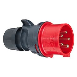 ABL CEE-Stecker S51S30, 16A 400V IP44 5-polig 6h, Kunststoff, Rot/Grau... ABL-S51S30 4011721102085 (Abb. 1)