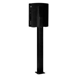 ABL Montagesäule POLE Slim, 1469x395x210mm, Stahl, Schwarz... ABL-100000191 4011721191782 (Abb. 1)