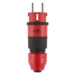 ABL Schutzkontakt-Stecker Professional 1530, 16A 250V IP54, Kunststoff, rot... ABL-100000069 4011721188980 (Abb. 1)