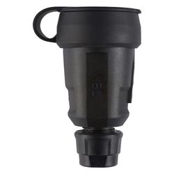 ABL Kupplung Hightech 1580, 250V 16A IP44, Kunststoff, Schwarz... ABL-100000080 4011721189178 (Abb. 1)