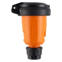 ABL Schutzkontakt-Kupplung Hightech 1580, 16A 250V IP54, Kunststoff, Orange... ABL-100000087 4011721189093 (Abb. 1)