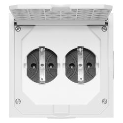 ABL Einbausteckdose BOWAcompact, 16A 250V, Aluminium, Grau... ABL-1632490 4011721024004 (Abb. 1)