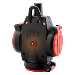 ABL Dreifach-Hängekupplung ULTRA 1173543, 250V 16A IP54, Vollgummi, Rot/Schwarz... ABL-1173543 4011721161945 (Abb. 1)