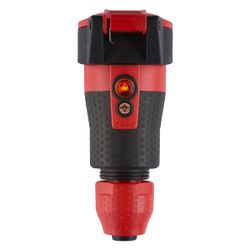 ABL Schutzkontakt-Kupplung Professional 1590, 250V 16A, Kunststoff, Rot... ABL-100000106 4011721189222 (Abb. 1)