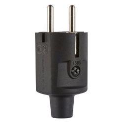 ABL Schutzkontakt-Stecker Compact 1505, 16A 250V IP20, Thermoplast, Schwarz... ABL-100000044 4011721188737 (Abb. 1)
