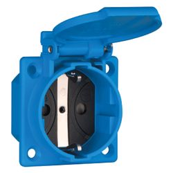 ABL Einbausteckdose 1662050, 250V 16A IP54 50x50mm, Kunststoff, Blau... ABL-1662050 4011721158549 (Abb. 1)