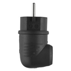 ABL Winkelstecker Original 1508, 16A 250V IP44, Gummi, Schwarz... ABL-100000040 4011721188690 (Abb. 1)